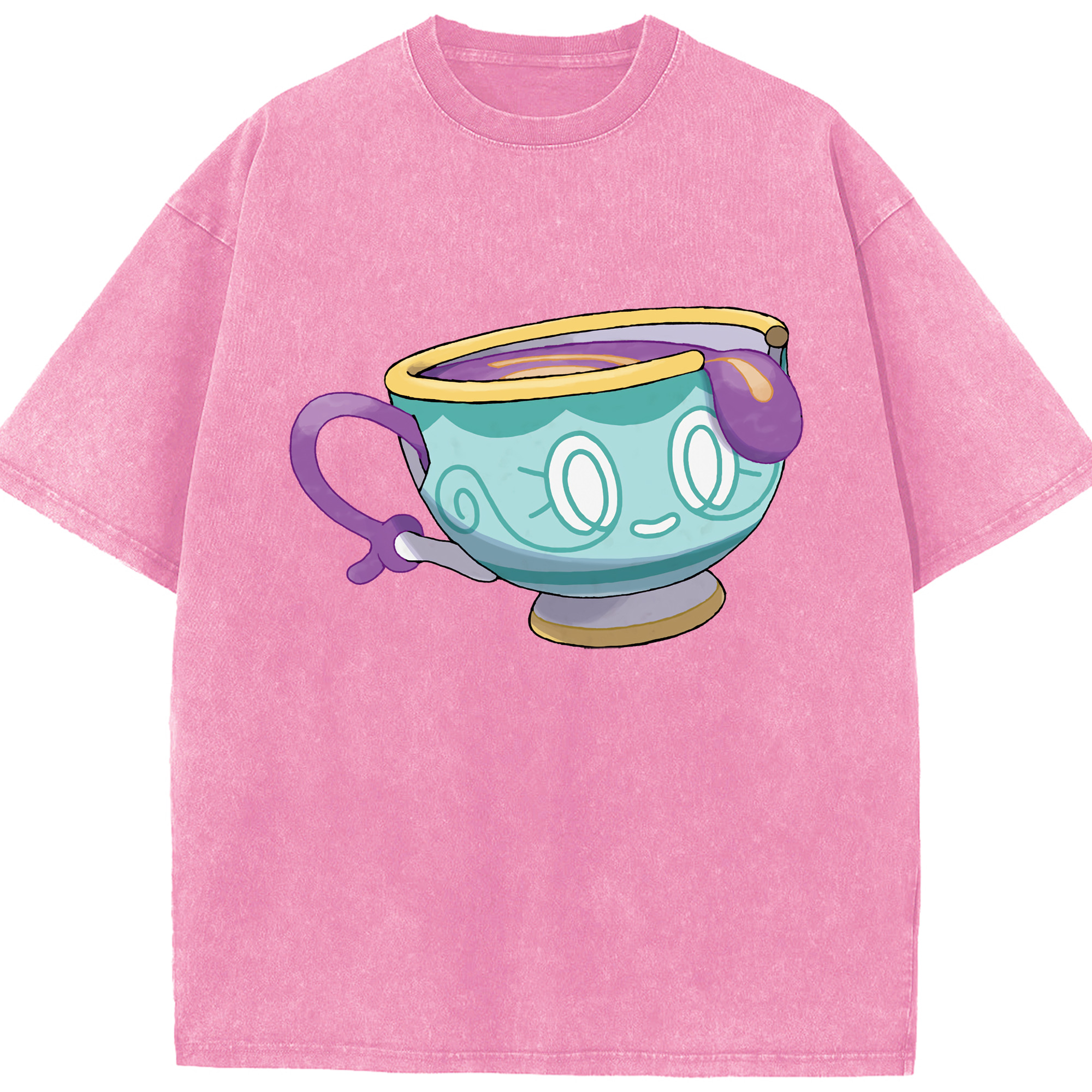 （画像用） ポケットモンスター Pokémon 綿100% ヴィンテージ風 半袖Tシャツ（フロントプリント）
